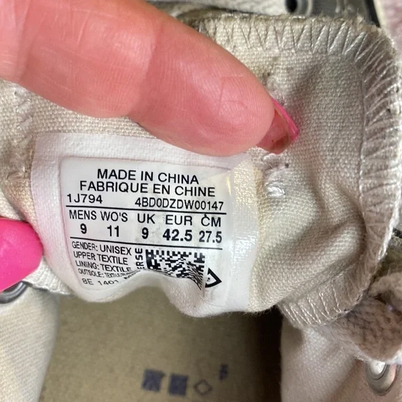 Converse gray size 9 men’s - Picture 6 of 13